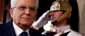 Italiens Staatspräsident Sergio Mattarella