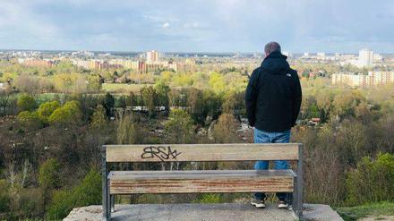 Hier der Blick vom Hahneberg auf die Siedlung.