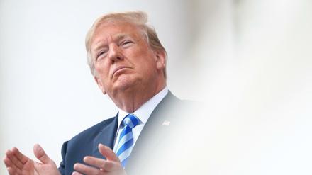 US-Präsident Donald Trump am Memorial Day in Arlington, Virginia
