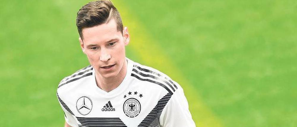 Schon etabliert beim Bundestrainer. 42 Länderspiele hat Draxler bisher für die deutsche A-Mannschaft absolviert. Foto: Miguel Medina/AFP