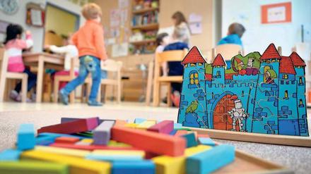 Wie eine Festung kommt manchen Eltern die Welt der Berliner Kitas vor, es ist einfach kein Reinkommen.