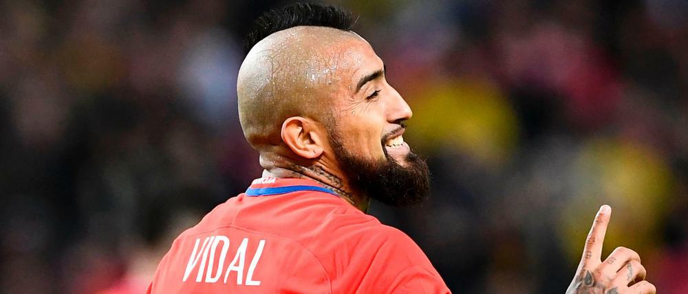 Sorgt mal wieder für Negativschlagzeilen: Arturo Vidal vom FC Bayern München.