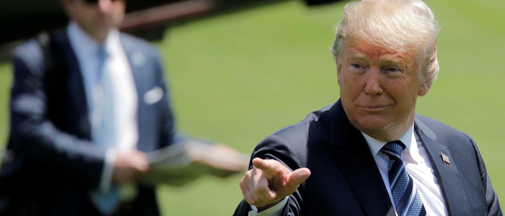 US-Präsident Donald Trump. Was ist sein Kalkül?
