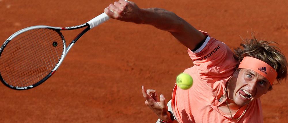 Alexander Zverev war nicht aufzuhalten am Sonntag.