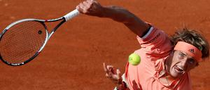 Alexander Zverev war nicht aufzuhalten am Sonntag.