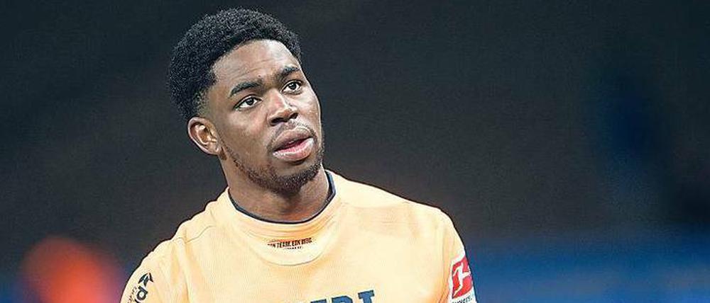 Selbstbewusst. Jordan Torunarigha von Hertha BSC. 