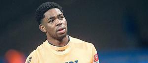Selbstbewusst. Jordan Torunarigha von Hertha BSC. 