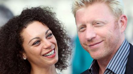 Boris Becker und seine Freundin Lilly Kerssenberg während der Amber Fashion Show am Rande des Formel 1 Grand Prix von Monaco in Monte Carlo. 