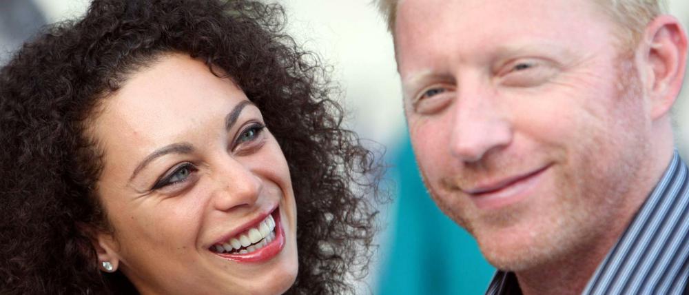 Boris Becker und seine Freundin Lilly Kerssenberg während der Amber Fashion Show am Rande des Formel 1 Grand Prix von Monaco in Monte Carlo.