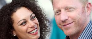 Boris Becker und seine Freundin Lilly Kerssenberg während der Amber Fashion Show am Rande des Formel 1 Grand Prix von Monaco in Monte Carlo. 