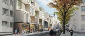 Entwurf neuer Typenbauten.