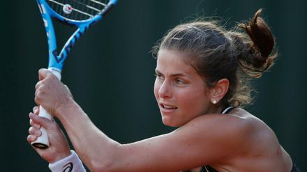 Schlagsicher. Julia Görges bezwang die Belgierin Alison van Uytvanck in zwei Sätzen.