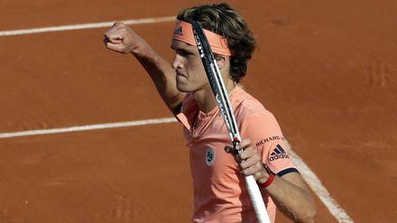 Durchgebissen. Alexander Zverev hat diesmal nicht die Nerven verloren.