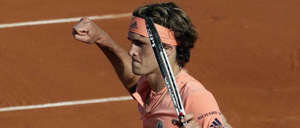 Durchgebissen. Alexander Zverev hat diesmal nicht die Nerven verloren.
