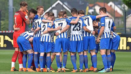 Im Halbfinalrückspiel gegen Dortmund gleich zehn gebürtige Berliner in der Startelf.