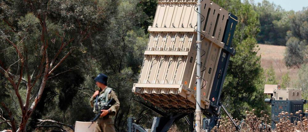 Mithilfe des Luftabwehr-Systems Iron Dome versucht Israel, sich vor Angriffen zu schützen.