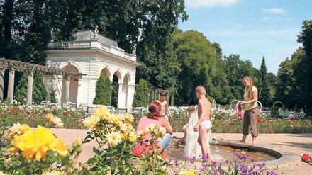Der Pankower Bürgerpark war früher eine Idylle – von den darüber hinwegrauschenden Flugzeugen mal abgesehen.