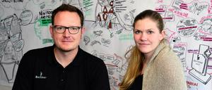 Nicht nur privat ein gutes Team. David und Julia Köhler leiten die Berliner Seilfabrik.
