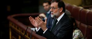 Ministerpräsident Mariano Rajoy im spanischen Parlament.