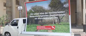 Sie sehen: das Brandenburger Tor.