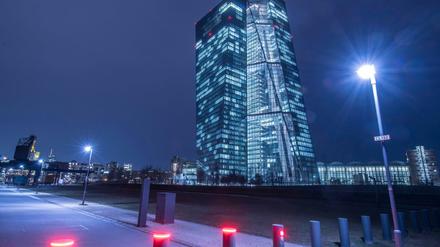 Die Europäische Zentralbank (EZB) in Frankfurt