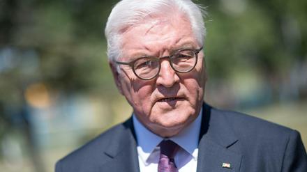 Bundespräsident Frank-Walter Steinmeier bei einem Besuch in der Ukraine.