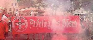 Feier? Nach diesem Bild ermittelt der polizeiliche Staatsschutz. Foto: Jüdisches Forum