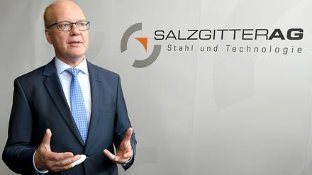 Heinz Jörg Fuhrmann, Vorsitzender des Vorstandes Salzgitter AG, verurteilt das Vorgehen der USA.