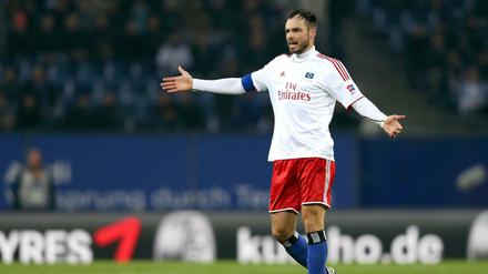 Pech gehabt. Auch Heiko Westermann, hier im HSV-Trikot, verpasste schon eine sicher geglaubte Turnierteilnahme mit dem DFB-Team.
