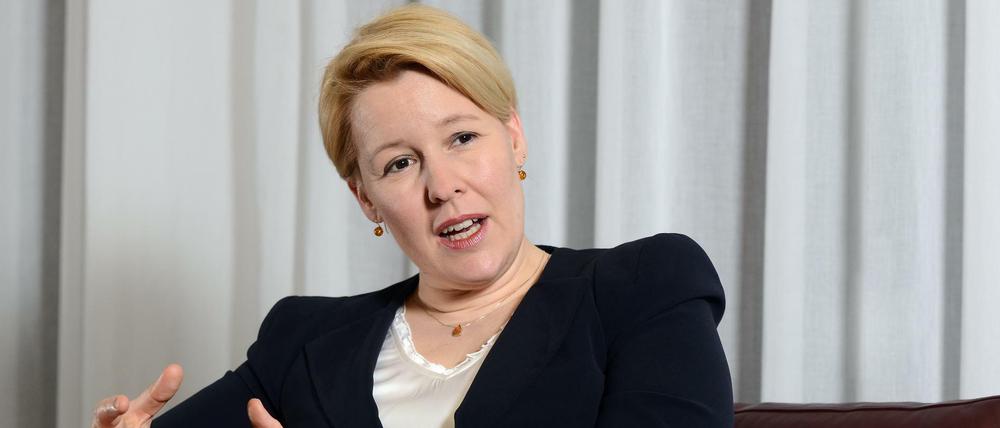 Franziska Giffey (SPD), Bundesministerin für Familie, Senioren, Frauen und Jugend