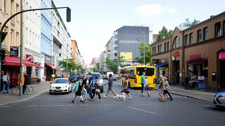 Nr. 2 auf der Leidensskala. Die Zossener Straße wird als Schleichweg neben dem Mehringdamm genutzt.