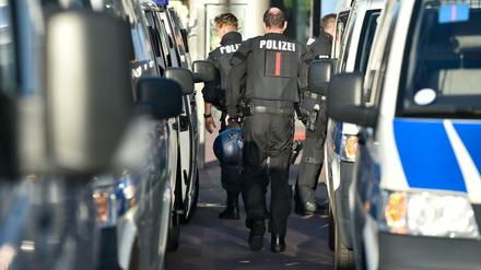 Polizeieinsatz (Symbolbild).