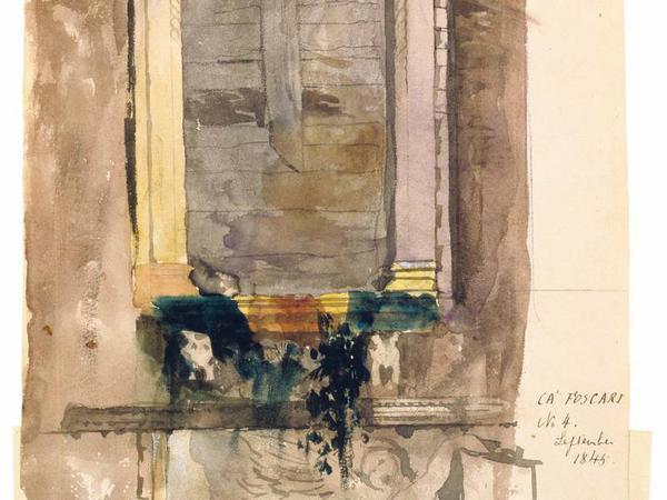 Raffiniert. Fenster des Ca’ Foscari, 1845.