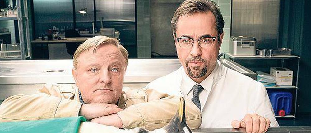Wieder erfolgreich: die Münsteraner Ermittler Axel Prahl und Jan Josef Liefers.
