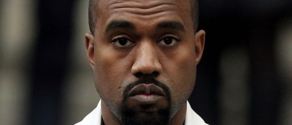 Der umstrittene Rapper Kanye West.