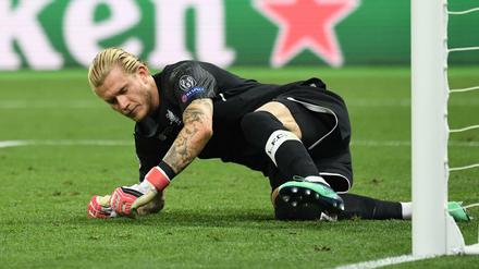 Liverpool Torwart Loris Karius beim Spiel gegen Real-Madrid