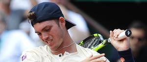 Frust statt Lust: Maximilian Marterer hatte nicht viel zu lachen bei der Achtelfinal-Niederlage gegen Tennis-Großmeister Rafael Nadal.