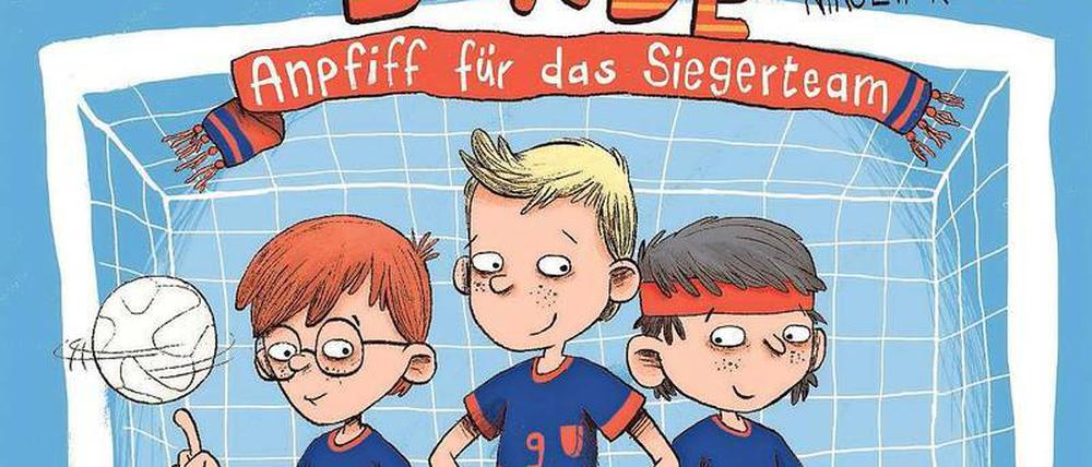 Im ersten Band der "Kickerbande" muss Finn lernen, den Neuen im Team mit seinem besten Kumpel "zu teilen".