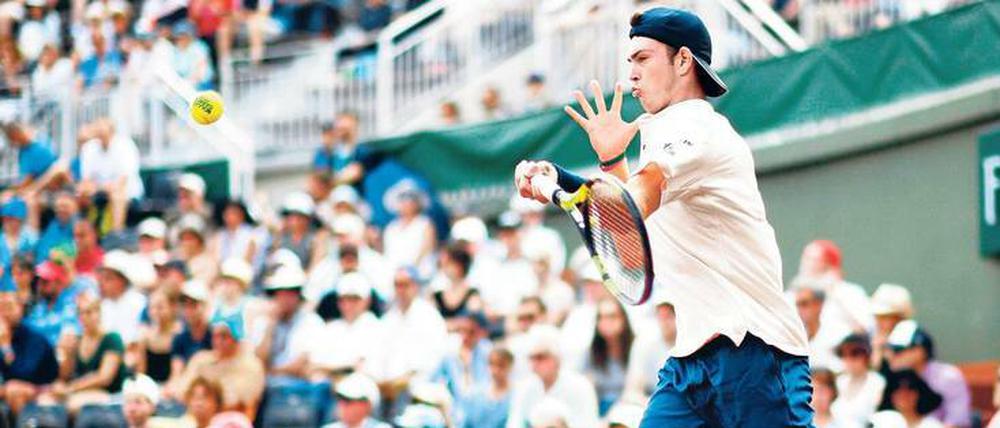 Bloß keine Scheu. Marterer trifft am Montag im Viertelfinale der French Open auf sein Idol Rafael Nadal.