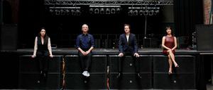 Musik-Literatur-Quartett: Vanessa Perez (Klavier), Bill Murray (Stimme), Jan Vogler (Cello) und Mira Wang (Geige).