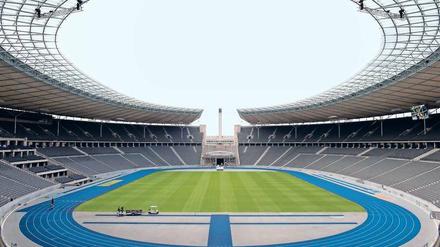 In erster Linie für Sportevents. Das Berliner Olympiastadion. 