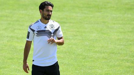 Ilkay Gündogan stellte sich am Dienstag den Fragen einiger Journalisten.