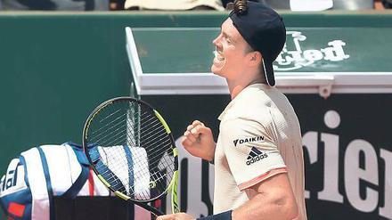 Premiere. Bei einem Grand-Slam-Turnier kam Marterer noch nie so weit.