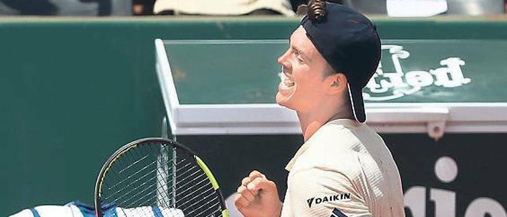 Premiere. Bei einem Grand-Slam-Turnier kam Marterer noch nie so weit.