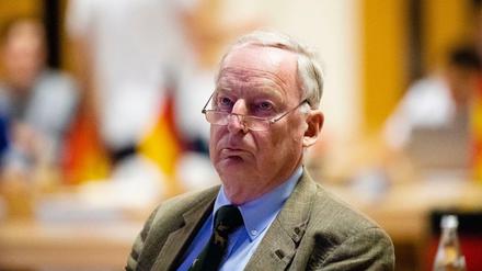 Alexander Gauland nahm am Samstag am Bundeskongress der Jungen Alternative (JA) für Deutschland teil.