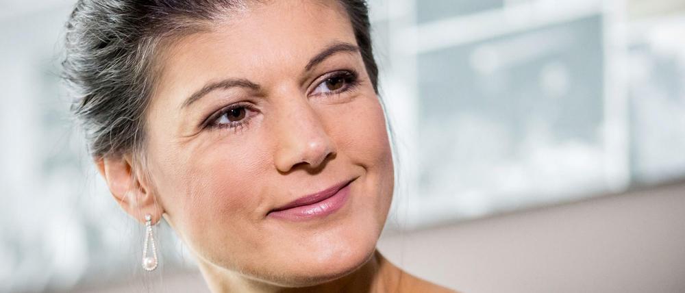 Sahra Wagenknecht, Fraktionsvorsitzende der Linken im Deutschen Bundestag.