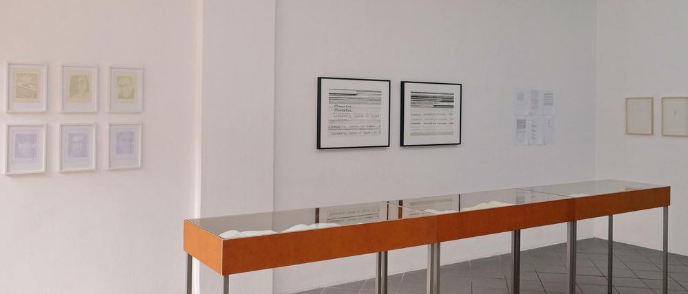 Installationsansicht der Schau „Types of Typewriting“