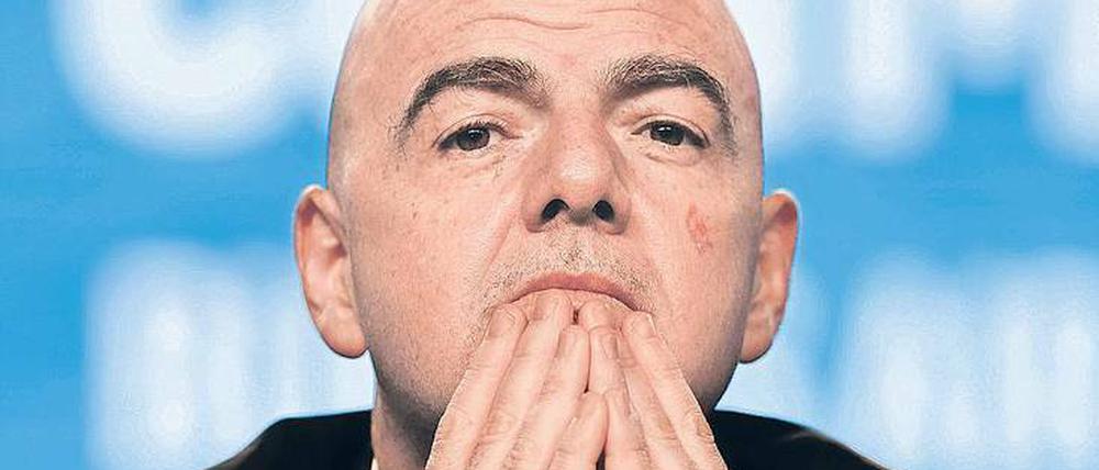 Entscheidende Woche. Gianni Infantino braucht dringend Erfolge. 