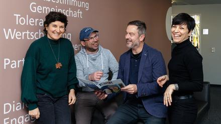 Anja Hahlweg, Sascha Ubrig, Daniel Fischer und Katja Macheleidt (von links nach rechts) sind ein eingespieltes Team.