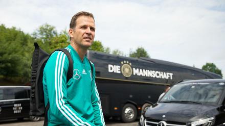 Abhaker. Oliver Bierhoff will über manche Themen nicht mehr reden.
